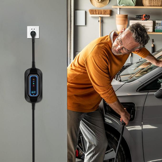 3.5KW 7KW 11KW AC Plug Charge EV Home Level 1 2 Ev Charger Home Mobile Car