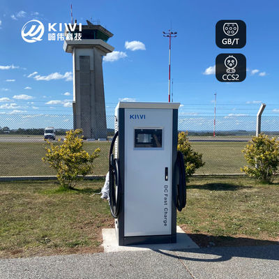 Floor-standing 120kW CCS Type 2 CE ul listed EV Charger for Supermarket Parking Lot