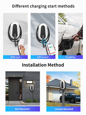 7kW 11kW 22kw Car Charger Home Smart AC Charger IEC62196 IEC62955
