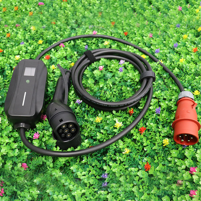AC 7kW Portable Commercial Electric Vehicle Charging Stations Box Car EV Charger
