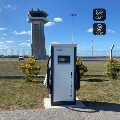 Ccs 60kw Dc Fast Charger Outdoor Public EV Charging Stations ISO15118 DIN70121