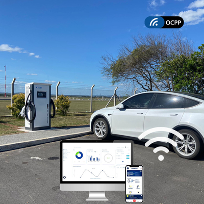 Ccs 60kw Dc Fast Charger Outdoor Public EV Charging Stations ISO15118 DIN70121