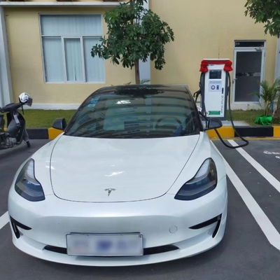 Outdoor Public EV Charging Station With CCS Type 2 CHAdeMO Interface