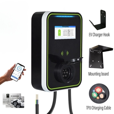 Hotels Apartment Vehicle Ev Box Charging Station CCS2 GB/T Level 1 2 Charger Plug