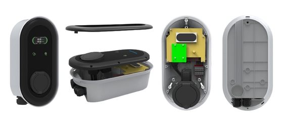 Type 2 Wall Charger Box 7KW 11KW 22KW Level 1 2 EV EU UK FR Portugal