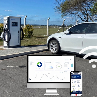 Hotels Apartments 3 Phase Ev Charger Dual Smart DC Fast Electric Car 150-1000V