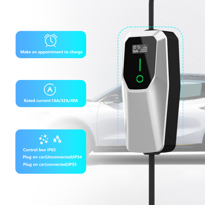 Type 1 3.5KW 7KW 11KW AC Level 1 2 Wall Box Ev Charger On Street Parking