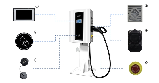 30KW 40KW Commercial Domestic Public EV Charging Stations Hotels Household