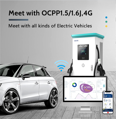 Advertising Screens Public Commercial DC EV Fast Charger 180KW 240KW