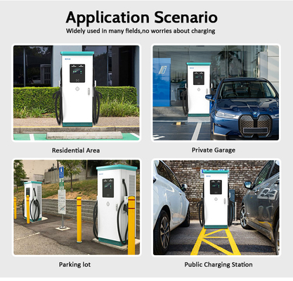 Advertising Screens Public Commercial DC EV Fast Charger 180KW 240KW