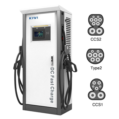 Output Voltage DC 200V-1000V 60KW 120KW CCS2 Chademo Type2 EV DC Charging Pile for EVs