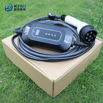 220V KIWI 3.5KW Portable EV Charger Type 2 16A J1772 for Electric Car Charging Station