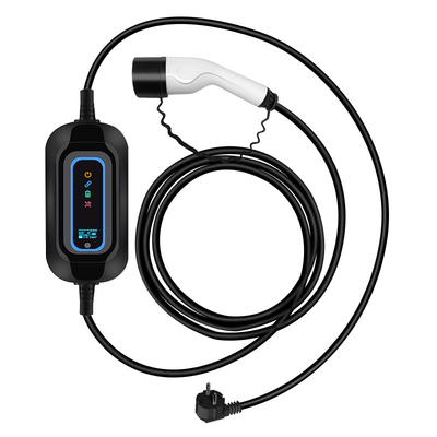 Portable Electric Car Charger 16A Connection Temperature Detection for Tesla Model S