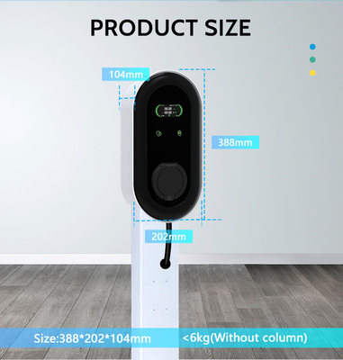 Point to Point RS485 Ev Charging Station for ID4 Volkswagen and KIWI LCD Mini Ev Car