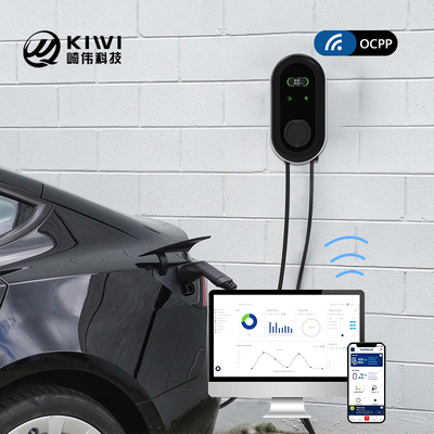 11kw Three Phase Type 2 EV Charging Station with RFID App and AC Leakage Protection