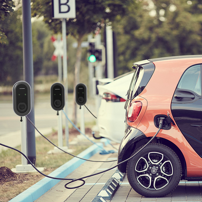 Supermarket Parking Lot 11kW 22kW 3 Phase Portable Charging Station UL Listed EV Charger