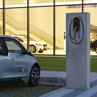 Wall-mounted/Column KIWI 22KW Fast EV Charger for 380v Input Voltage and Cable Type 1 2