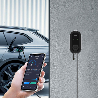 Modern Design Style VW Tiguan SUV 22kw Charging Station Plug Temperature Detection
