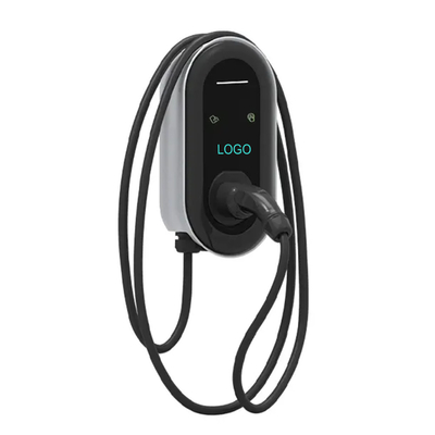 7kw Electric Vehicle Level 2 Charger with Ev Type 2 Plug and Wall-mounted Installation