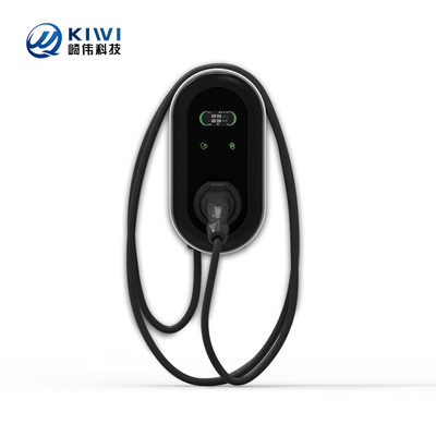 KIWI LCD Mini Opcc 220V Type 2 Charging Station 7kW CCS EV Charger for Electric Cars