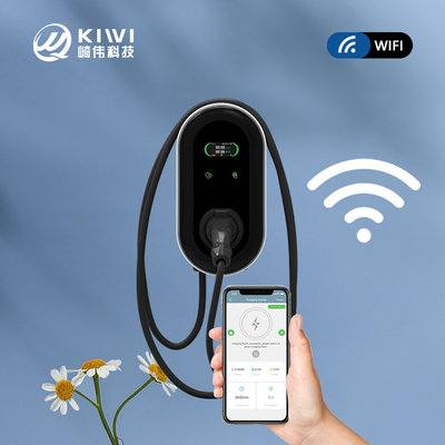 KIWI LCD Mini Opcc 220V Type 2 Charging Station 7kW CCS EV Charger for Electric Cars
