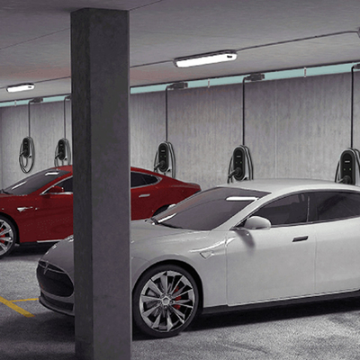 GBT Socket 1 Phase AC Level 2 EV Charging Station with 7KW Output and Voltage Monitoring