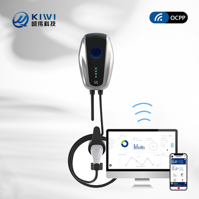 50Hz±10Hz Grid Frequency Type 2 EV Charging Station with Kiwi Mini Ocpp 7kw Wall Box