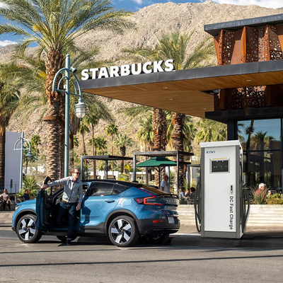 RS485 Connection Temperature Detection 60KW DC EV Charger for BMW iX3 Type 2 Charging Pile