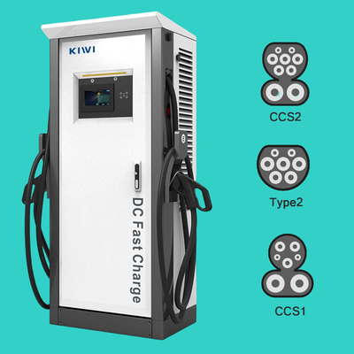 50Hz±10Hz Grid Frequency Chademo Type2 120KW EV DC Charging Pile for Electric Vehicles