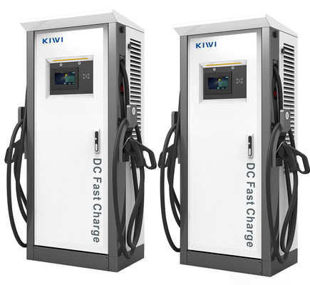120kw CCS1 CCS2 Car Chademo EV DC Rapid Charging Station with 50Hz±10Hz Grid Frequency