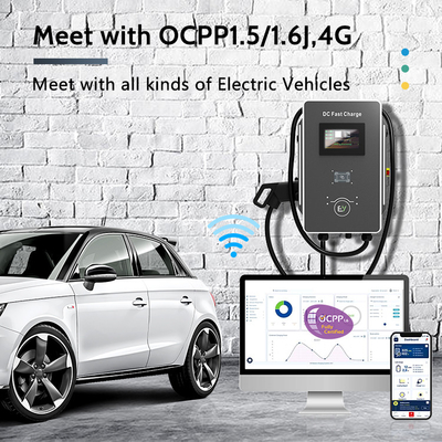 30kW Fast SmartDC EV Charger with 50Hz±10Hz Grid Frequency and Leakage Protection Switch