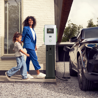 Electric Car Charging Pile OEM Level 3 Wall-Mount 30kW DC Fast Charger CCS1 CCS2 GB/T