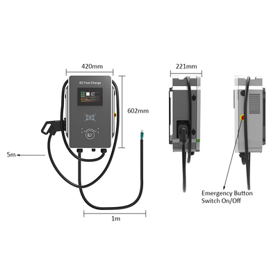 RS485 Point to Point Communication 30kW DC Level 3 Fast Charger for Shenzhen Charging Pile
