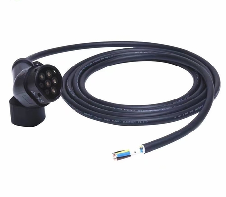 Universal 5m Electric Car Charger Line 16A-32A 2 Type 4 Units with UL94-V0 Flame Class