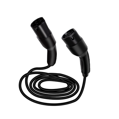 5m Universal Electric Vehicle Charger Cable 16A-32A Type 1 To Type 2 EV Charging Cord