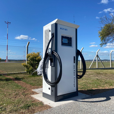 Electric Car Fast Charging Station With 60kw DC EV Quick Charger CE Certification