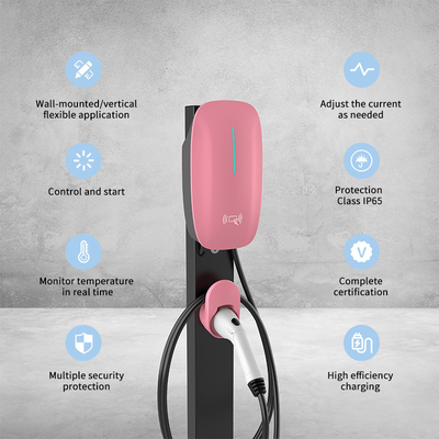7kw 11kw 22kw Type 1 Type 2 Gbt AC EV Charger Station Start-up and Billing Method APP QRCode with USB Download