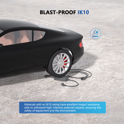 Wall Mounted Single Phase 3.5kw Portable EV Charger with Plug Charge and Insulation Detection