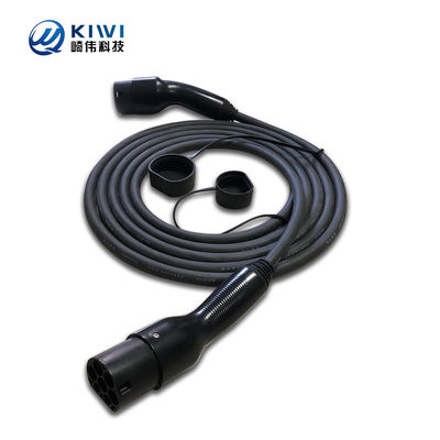 KIWI Portable Electric Vehicle Charger Cable Type 1 to Type 2 Flame Class UL94-V0